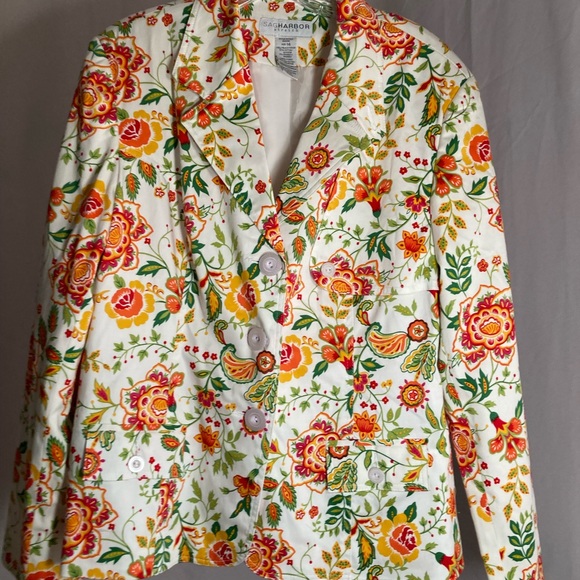 Floral jacket size 14 women’s - Picture 2 of 15